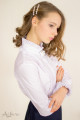 Блуза с брошью "Лилия"-пайетки Артикул:5046