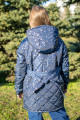 Куртка зимняя золотистые снежинки Артикул:7041