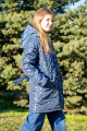Куртка зимняя серебристые снежинки Артикул: 7042