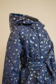 Куртка зимняя серебристые снежинки Артикул:7042